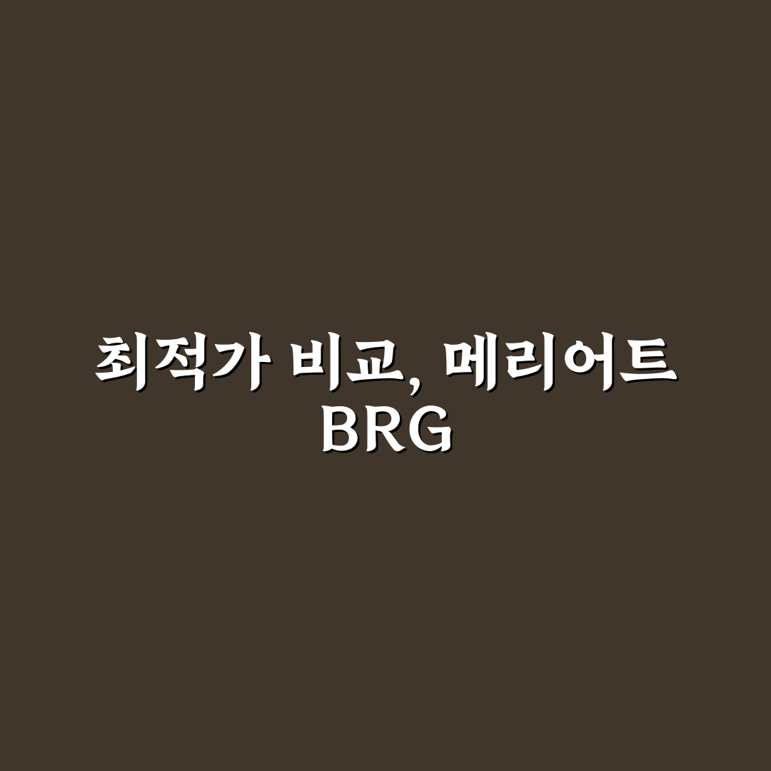메리어트 brg 신청 시 5가지 체크포인트와 기준 분석