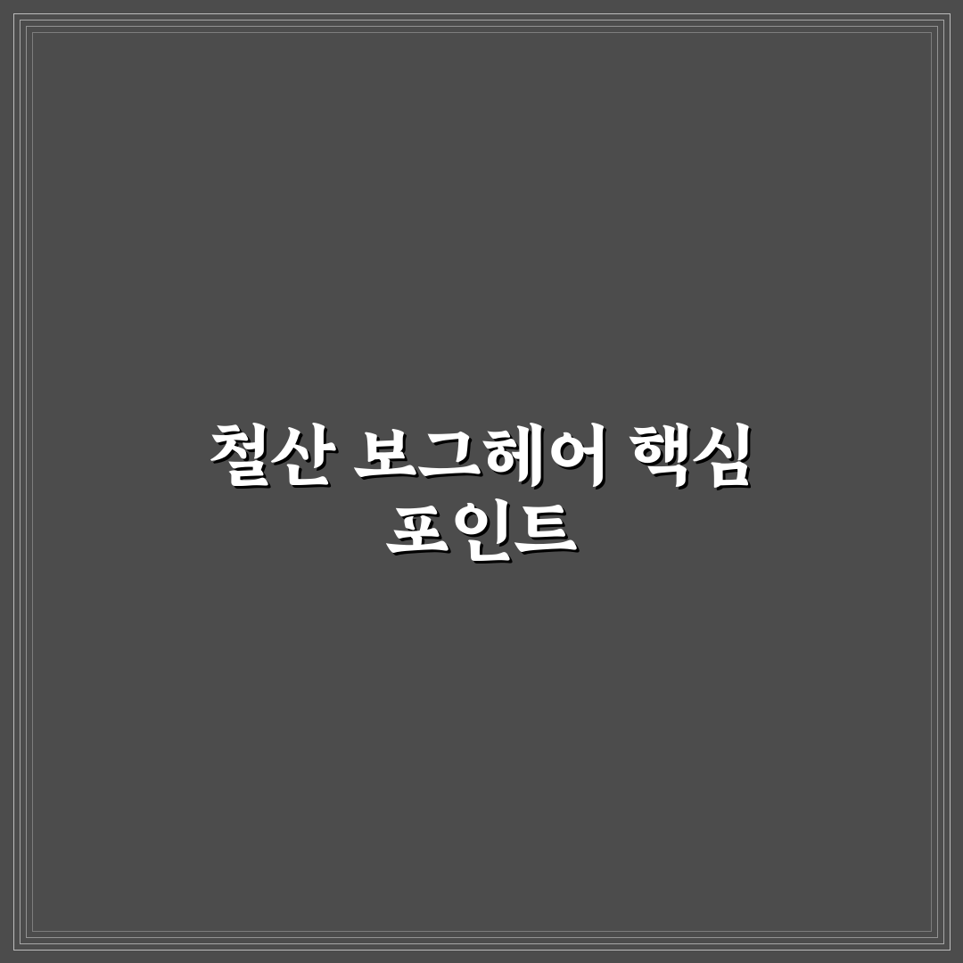 철산 보그헤어 선택을 위한 5가지 비교 기준 분석