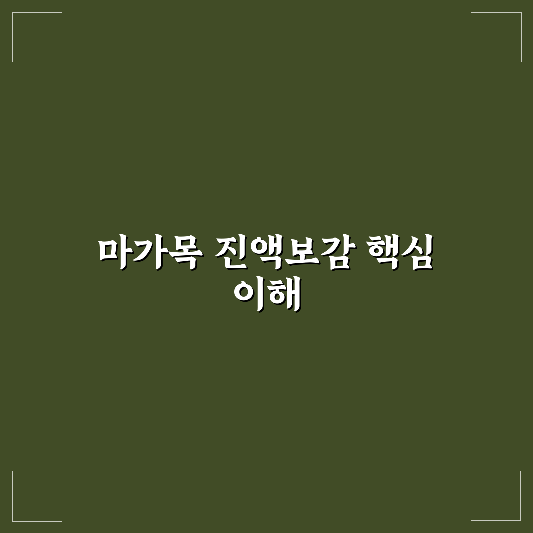 마가목 진액보감 효과와 성분 비교 분석 가이드