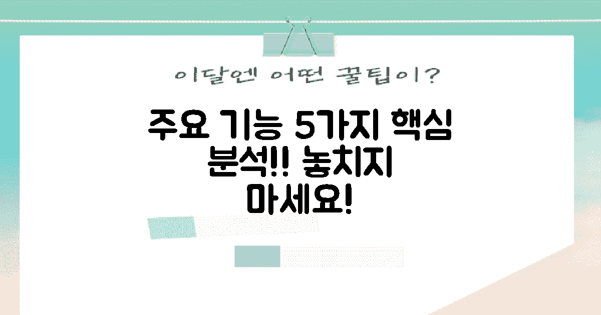 5가지 주요 기능 분석