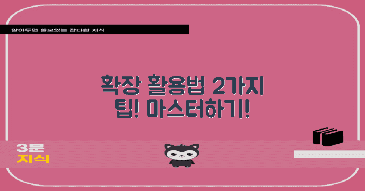 2가지 확장 활용법