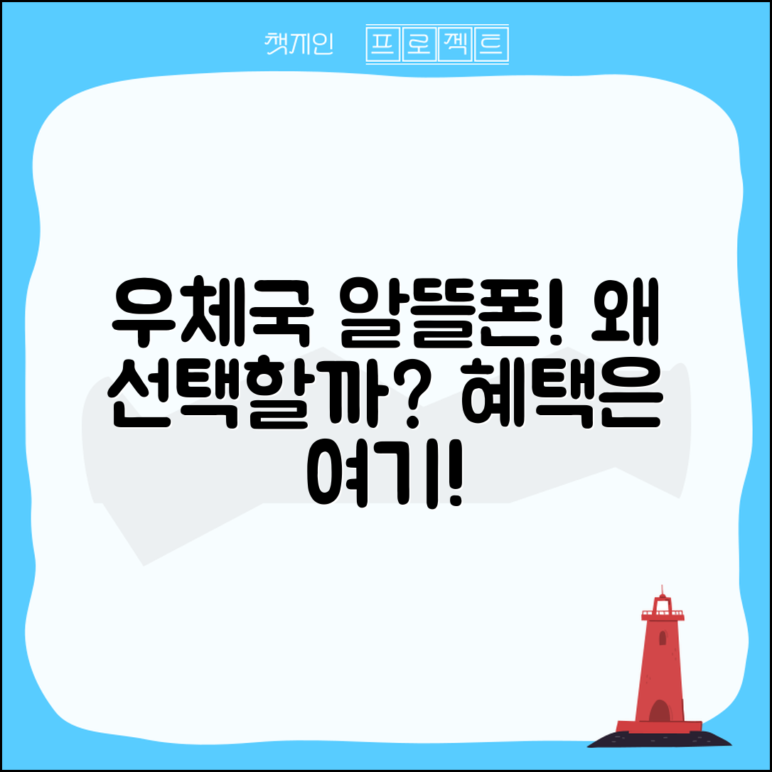 우체국 알뜰폰, 왜 선택해야 할까요?