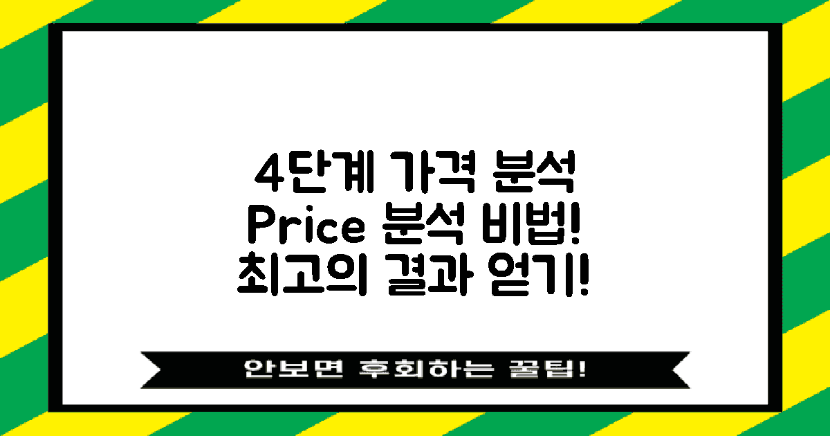 4단계 가격 분석 법