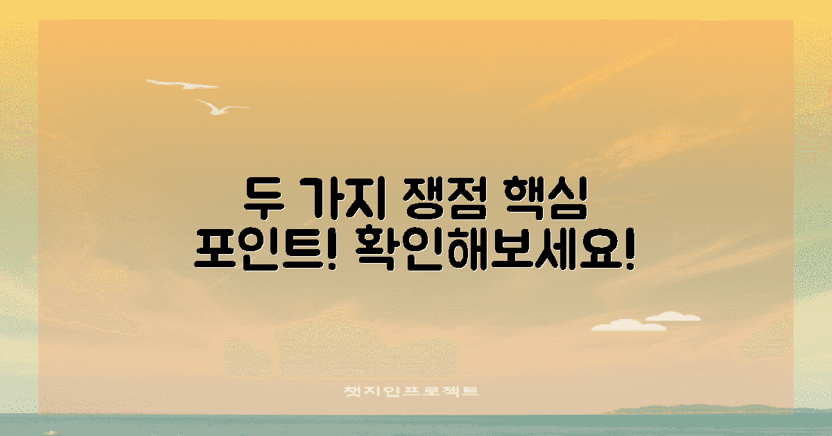 2가지 주요 쟁점