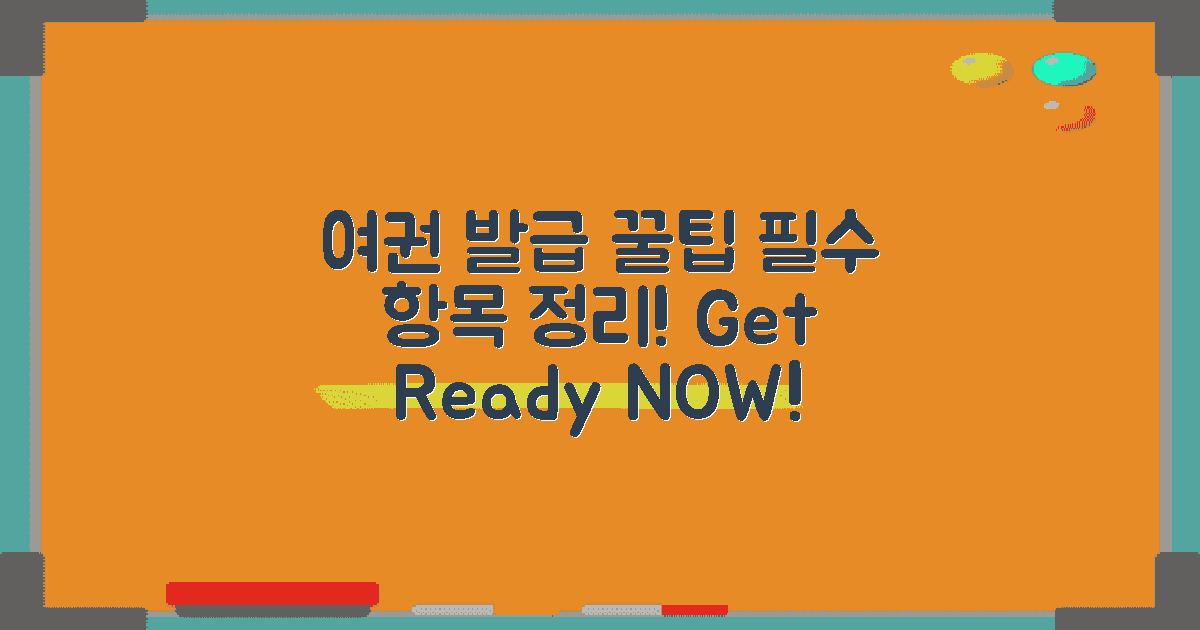 여권 발급 필수 항목 정리